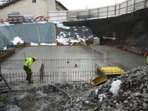 Wohn- und Gewerbehaus Lenzerheide Referenz Baustelle