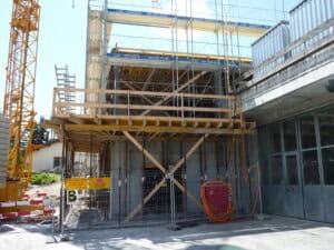 Wohn- und Gewerbehaus Lenzerheide Referenz Baustelle